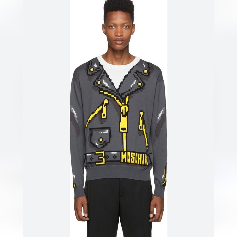 Moschino pixel sweater